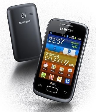   Samsung Galaxy Y DUO Dual SIM Card Android 2.6 Phone 3G+3G Dual SIM