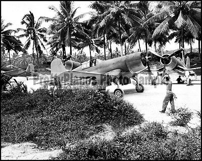 USMC Vought F4U Corsair Esperitu Santa New Hebrides 1944 8x10 Aircraft 