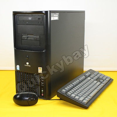 Gateway E 6500 Desktop Computer Tower Intel Dual Core 2GB / 160GB 