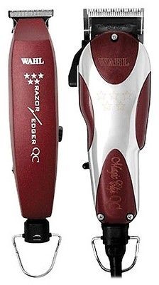 WAHL 5 STAR MAGIC HAIR CLIPPER + RAZOR EDGER TRIMMER UNICORD COMBO 