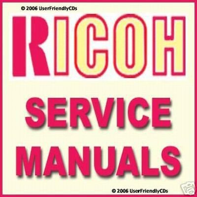 RICOH B/W Digital Copier SERVICE MANUALS Manual DVD