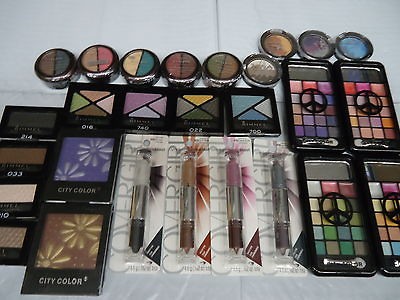 27 EYE SHADOW LOREAL, RIMMEL, COVERGIRL, CITYCOLORS WHOLESALE LOT MANY 