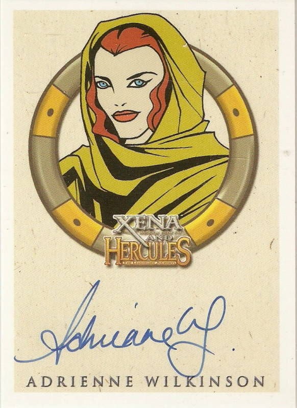 Hercules & Xena Adrienne Wilkinson/Eve autograph auto