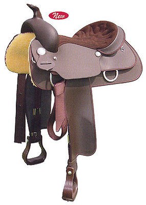 FULL QHBAR 14 15 16 17 BROWN Wintec Western Saddle