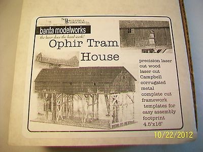 HOn3/HO Banta Modelworks # bmw 118 HO Ophir Tram House UNDEC. MINT