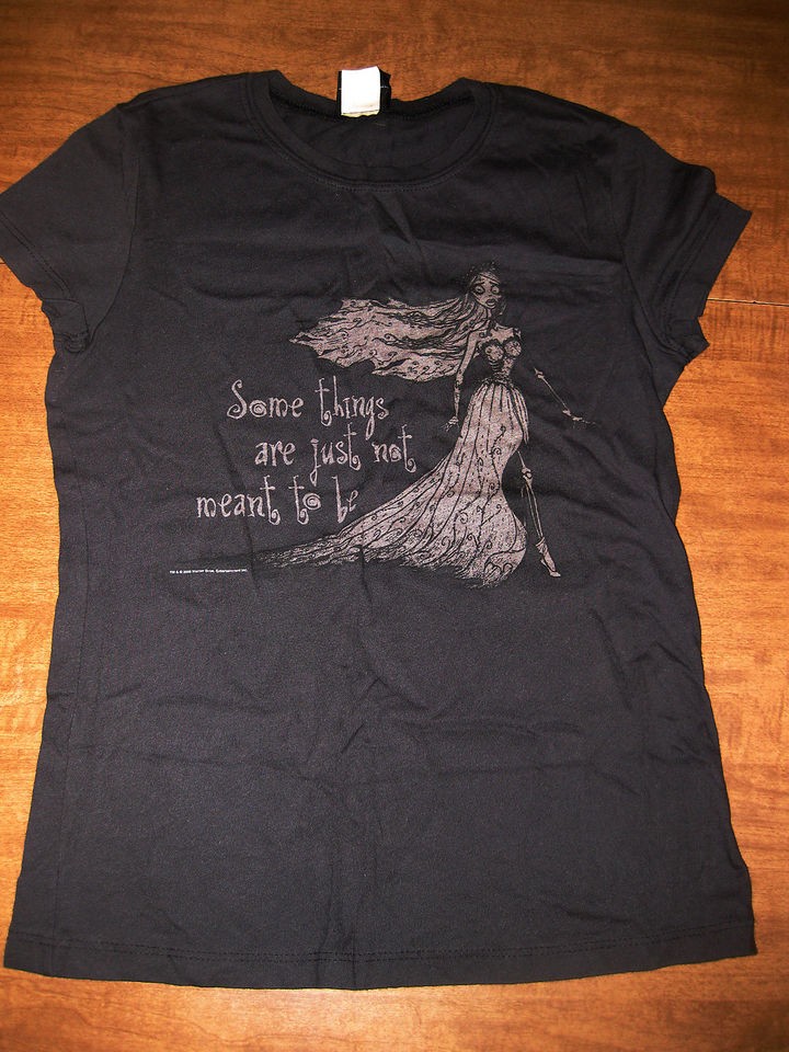   BRIDE juniors med T shirt Emily stop motion an​imation Tim Burton OG