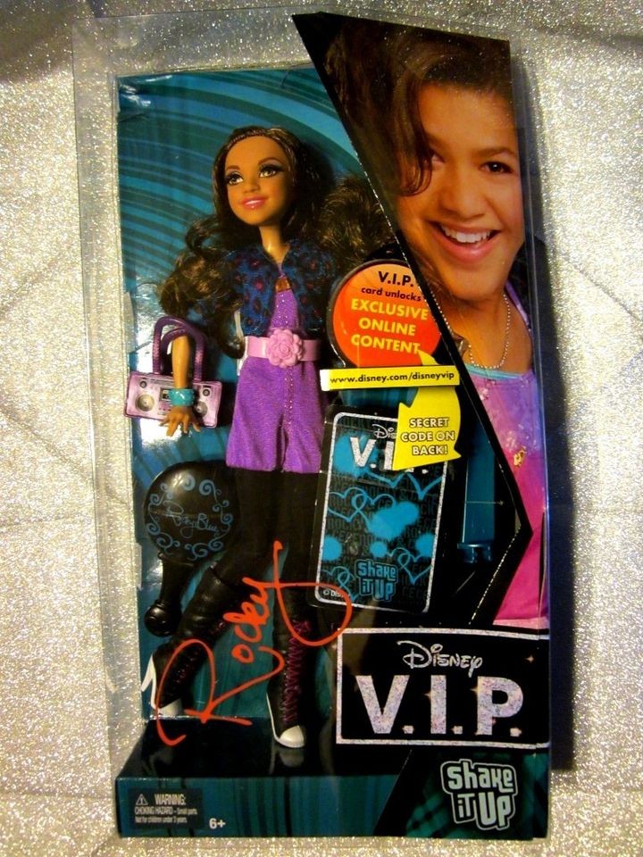 NIB DISNEY V.I.P. DOLL VIP ROCKY FROM SHAKE IT UP 2012 EDITION BRAND 