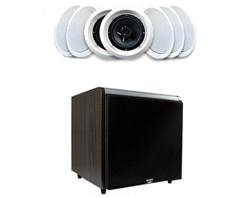 Channel Surround Sound System w/7 6.5 Speakers & 10 Powered 