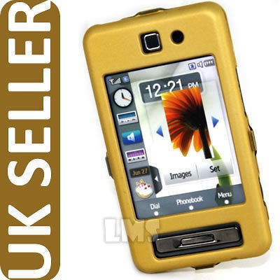 GOLD HYBRID SKIN HARD CASE SKIN FOR SAMSUNG TOCCO F480