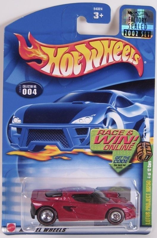 Hot Wheels Lotus Project M250 Treasure Hunt 2002 Factory Set #004 BP