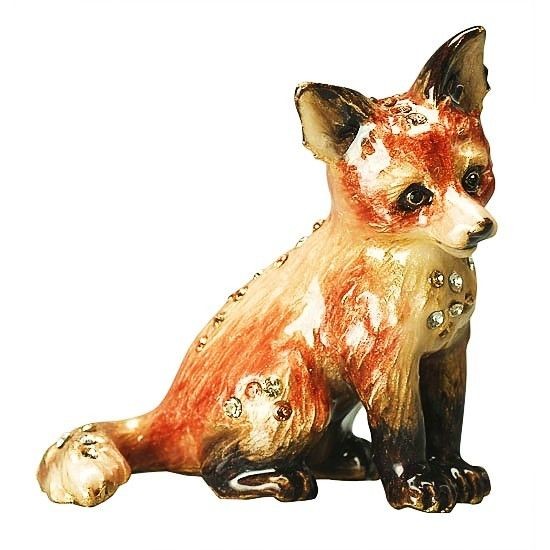 JAY STRONGWATER DAMIEN MINI FOX FIGURINE SWAROVSKI NEW