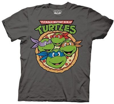 TEENAGE MUTANT NINJA TURTLES Pizza TMNT T Shirt NEW