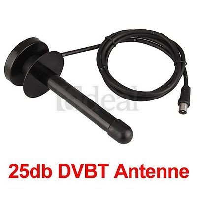 25dB DVB T TV HDTV Signal Amplifier Cable Aerial Antenna 1.5m