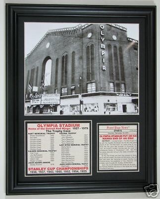 Detroit Red Wings Olympia Stadium final game tribute