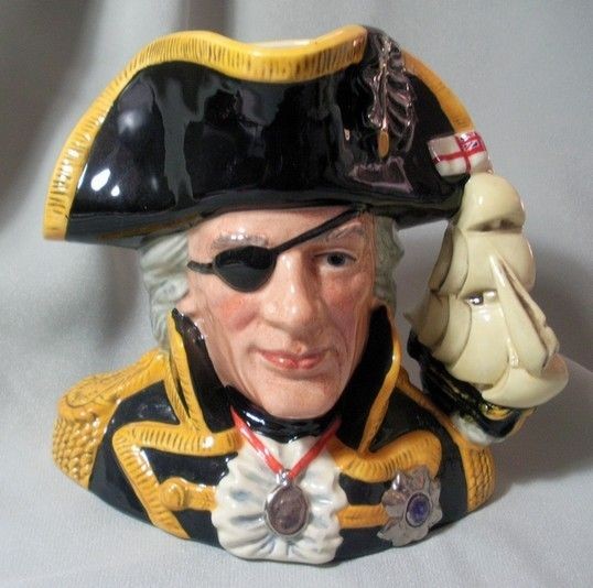 ROYAL DOULTON VICE ADMIRAL LORD NELSON CHARACTER JUG OF YEAR 1995 