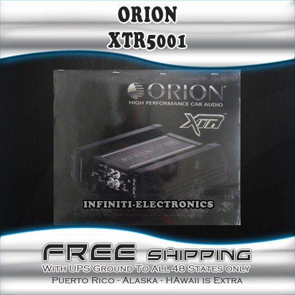 NEW ORION XTR 5001 CLASS D Monoblock Amplifier 1000W Max Car Amp 