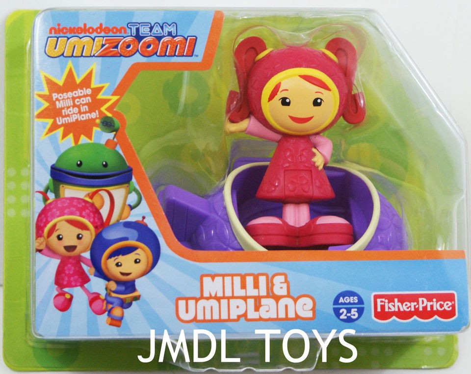   UMIZOOMI MILLI & UMIPLANE FIGURE SET by FISHER PRICE NICKELODEON NEW