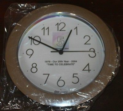 NIB La Bruyere Top Wall Clock, 25th Anniversary of Dionne Quintuplets 