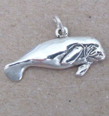 Sterling Silver Manatee charm