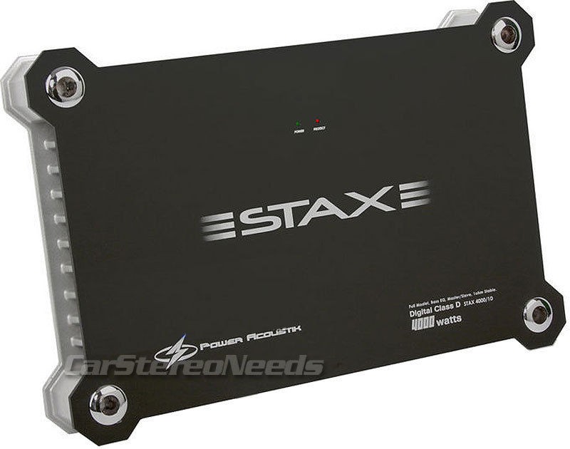 POWER ACOUSTIK STAX4000/1D 4000 WATT CLASS D MONOBLOCK AMP MONO CAR 