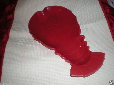 TROPICAL CHRISTMAS RED LOBSTER 16 PARTY SERVING DISH