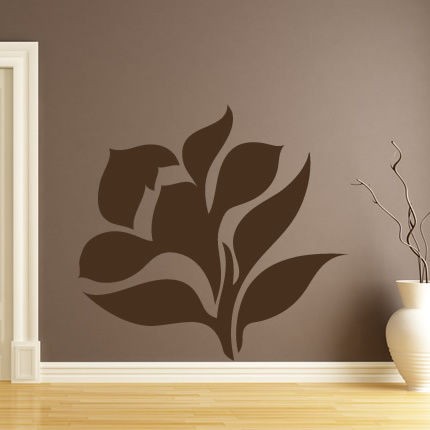 Rose Bush Flowers Wall Stickers Wall Art Decal Transfers