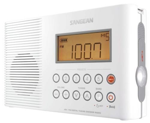 Sangean H201 AM/FM Digital Shower Radio