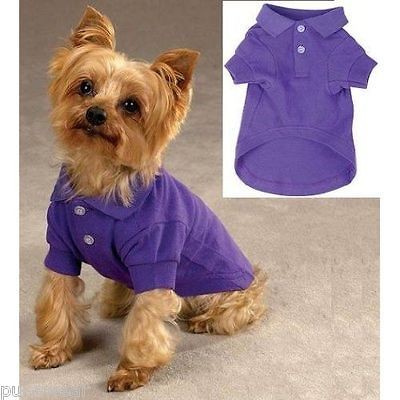 SMALL DOG SHIRT poodle papillon min pin DOG POLO SHIRT ZACK & ZOEY 