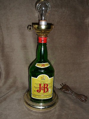 Vintage J & B Scotch Bar Lamp Liquor Advetising