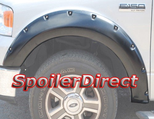 Fender Flares 09 11 Ford F 150 Rivet Pocket Bolt Style   TEXTURED 