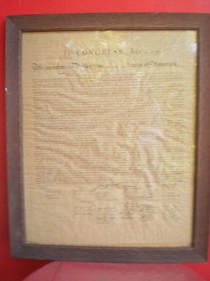 Sherwood Lithograph Co. Declaration Of Independence