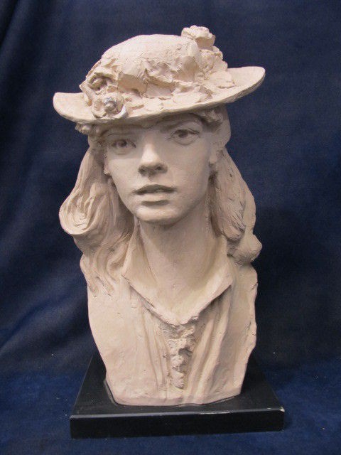 Vintage Austin Productions Rodin Rose Beuret Beret Sculpture