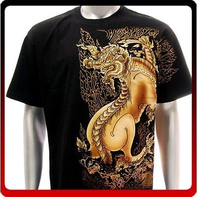 sc16 Survivor Chang T shirt Sz S Tattoo Studs Dead Skull Monster Demon 