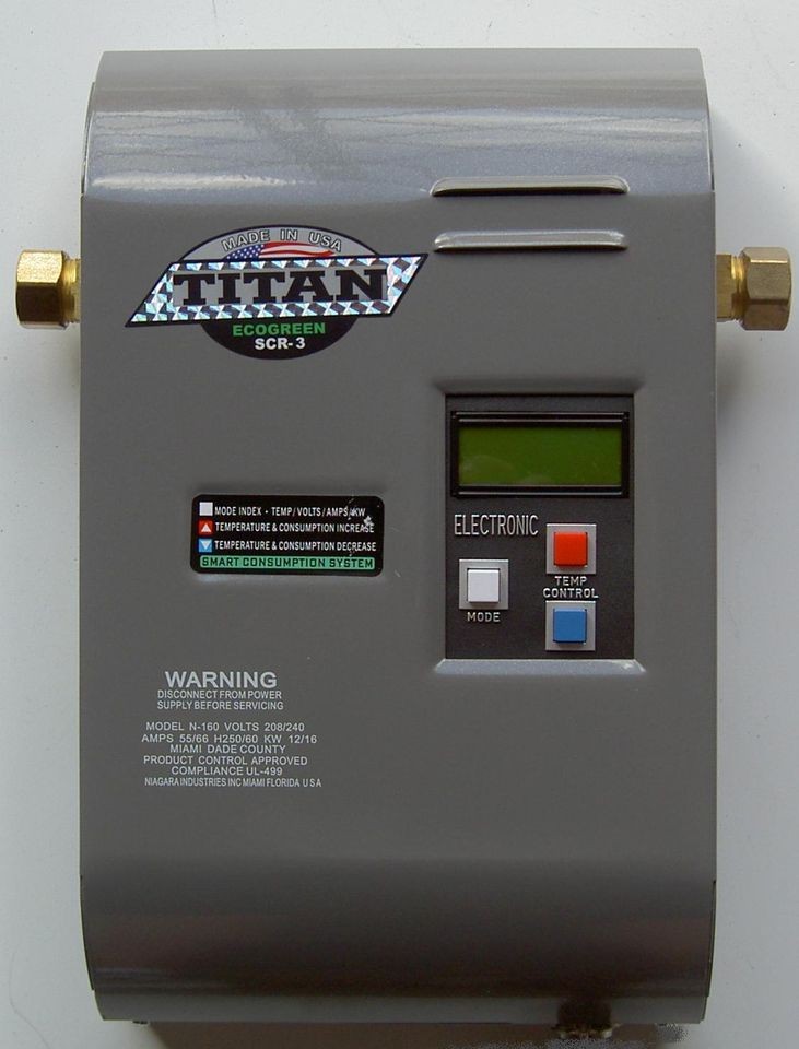 TITAN TANKLESS WATER HEATER N160 NEW  FULL WARRANTY  