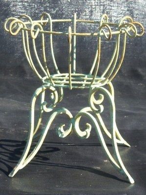 18 Wrought Iron Round Heavy Plant Stand   Pot Holder