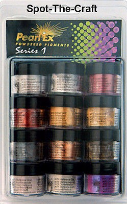 Newly listed Jacquard PEARL EX Series 1 POWDERED PIGMENTS 12 Jars 