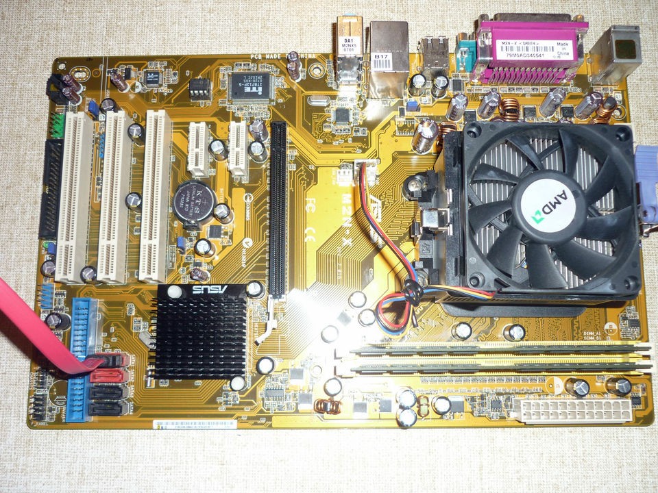 ASUS M2N X MOTHERBOARD MOBO AMD PROCESSOR & 4GB RAM SATA