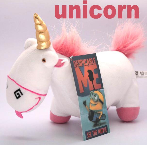 Despicable Me plush toy unicorn New with tag Pink stuffed SO FLUFFY 