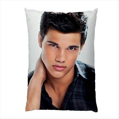 NEW* HOT TAYLOR LAUTNER TWILIGHT ZONE Quality Photo Custom Pillow 