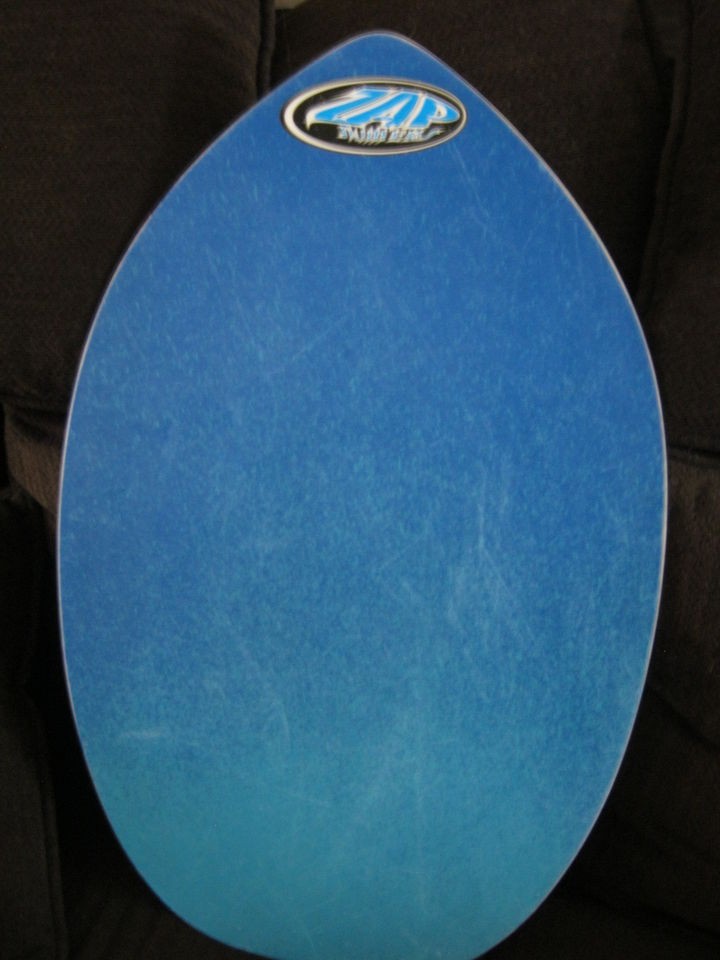 ZAP SKIMERS BRIGHT BLUE SKIM BOARD GOOD CONDITION