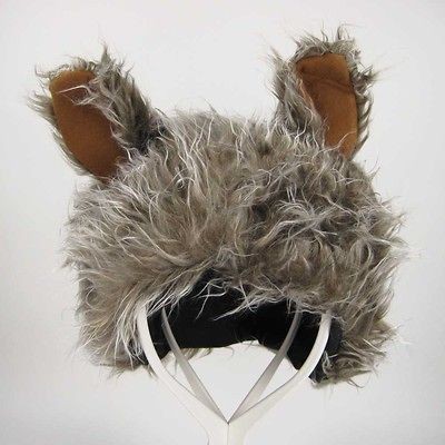 Werewolf TEEN WOLF Dog Coyote Faux Fur Animal WOLFMAN Costume HAT