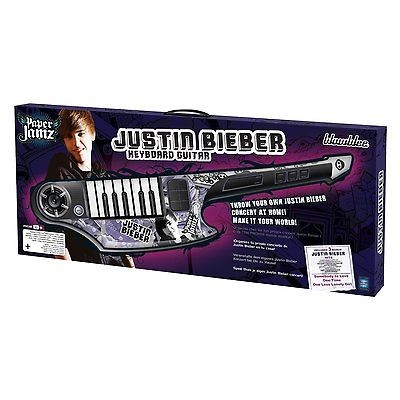 NEW* Justin Bieber WowWee PAPER JAMZ Keyboard Guitar Keytar