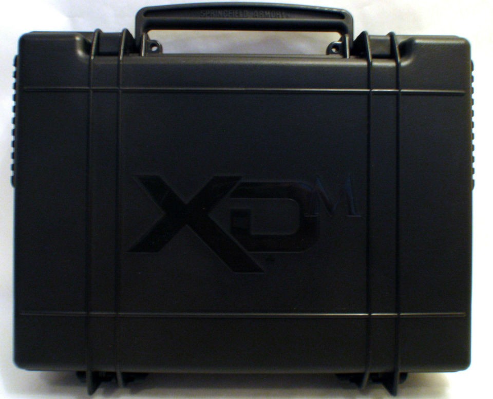 Springfield XDM 5.25 9mm Hard Plastic Pistol Handgun Case & XDm Gear