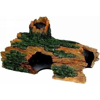 Large Hollow Fallen Log 1609 ~ aquarium ornament fish tank decoration