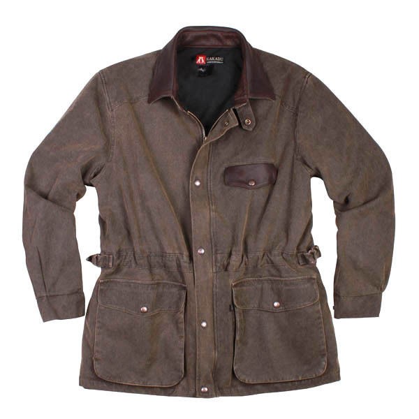 Kakadu Mens Pilbara Jacket Conceal Carry Canvas Durable Expresso 