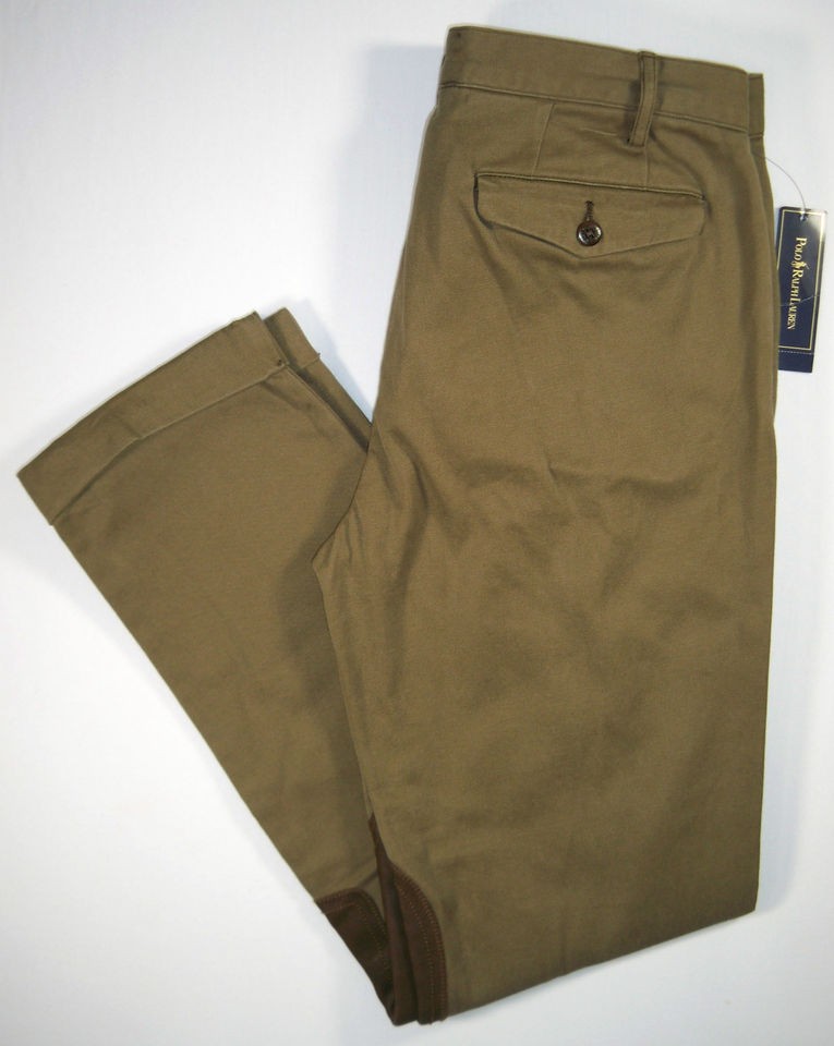   POLO Ralph Lauren Brown Cotton Equestrian Clubhouse Riding Pants $225