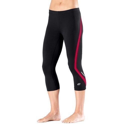   Gear Pulse Racing Capri Athletic Running Tight Black/Haute Pink