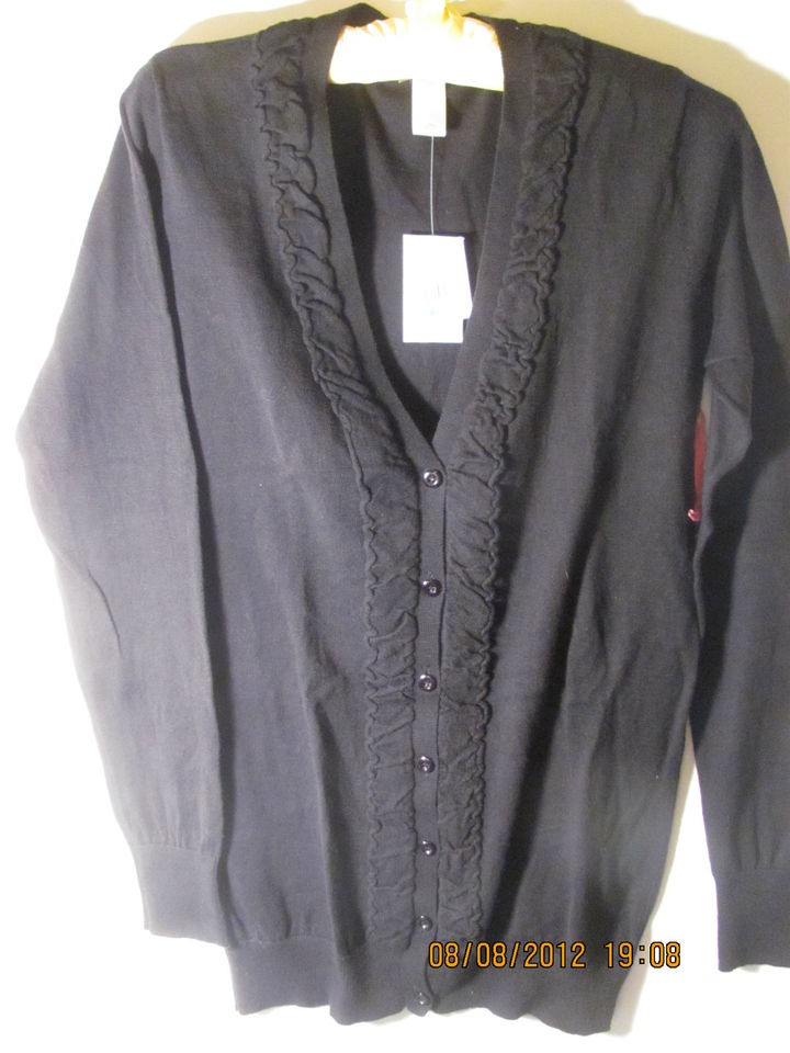 Downeast Basics 100% Cotton Fancy infatuation cardigan Medium $39.99 