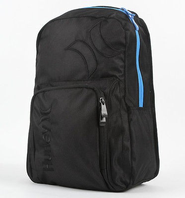 NEW Mens Hurley Vapor Blue/Black Backpack School Laptop Bag