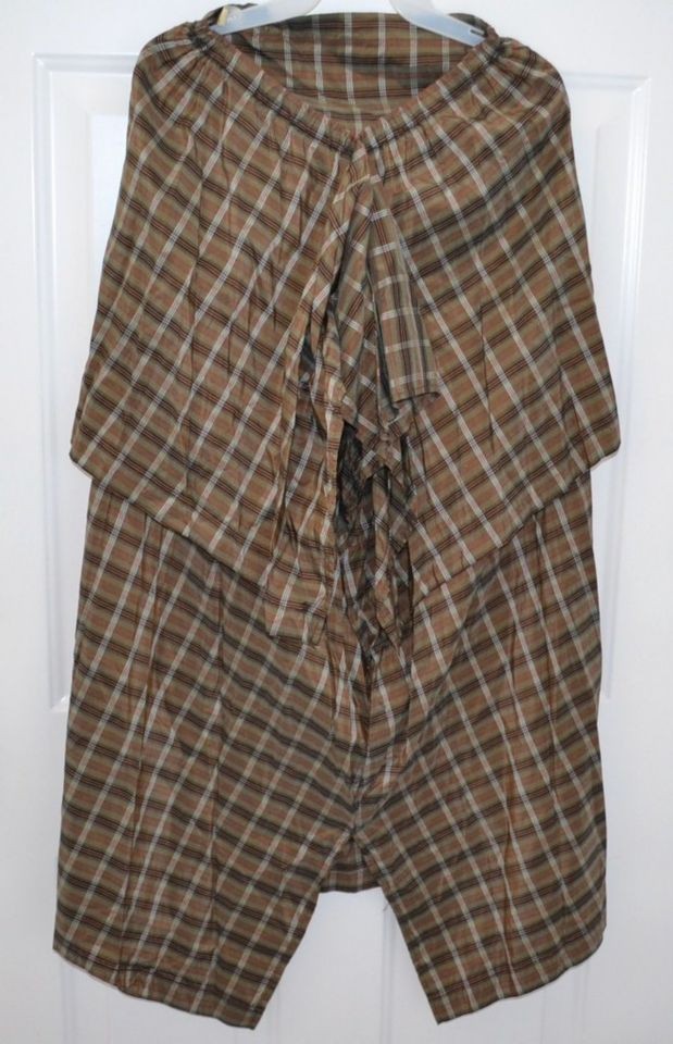 Krista Larson Designer Womens Skirt One Size 100% Silk